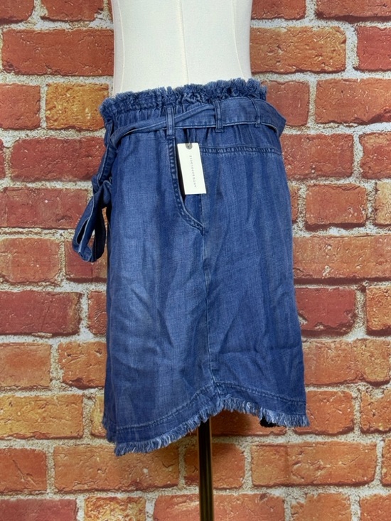 Cloth & Stone 100% Tencel Blue Midi Skirt Size Medium - Picture 3 of 15